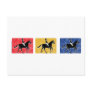 3-Horse-Riders Postcard