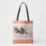 3 Horses All-Over-Print Tote Bag, You Customize Tote Bag