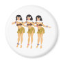 3 Hulas Refrigerator Magnets
