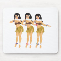 3 Hulas mousepads