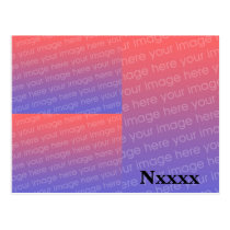 3 Image Amateur Radio QSL Card Template postcards
