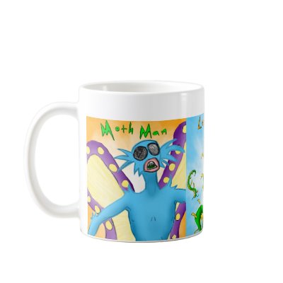 3-In-1 Moth Man, Loch Ness, Skunk Ape - Mug by davisbot