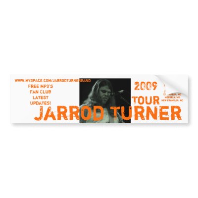 3, Jarrod Turner, www.myspace.com/jarrodturnerb... Bumper Stickers by JarrodTurner