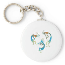 3 Kokopelli #14 Keychains