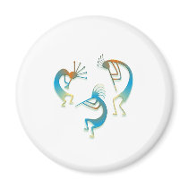 3 Kokopelli #14 Magnets