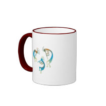 3 Kokopelli #14 Coffee Mugs