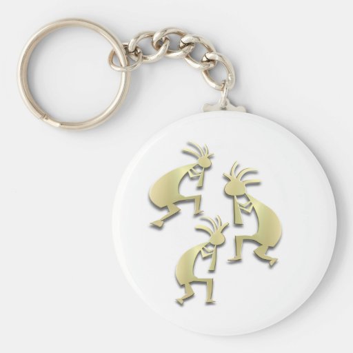3 Kokopelli #16 Keychain