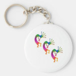 3 kokopelli #33 key chains
