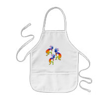 3 Kokopelli #58 Aprons