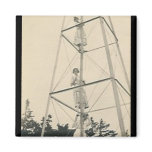 3 ladies climbling tower fridge magnet