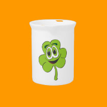 3 Leaf Clover Cartoon pitchers