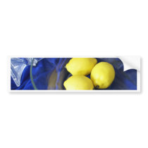 3 Lemons And Candlestick bumper stickers by Debrene 3 Lemons And Candlestick bumper stickers