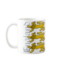 3 Lions England Mug by RawRock 3 Lions England Mug