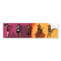 3 little witches bumper stickers by teeshop 3 little witches bumper stickers