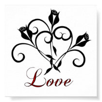 3 Love Roses Poster posters
