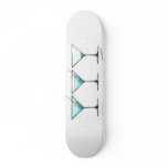 3 Martini Custom Skate Board