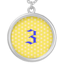 3,NUMBER, LETTER ON HONEYCOMB PENDANTS