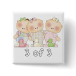 3 of 3 Triplet Cuties Pinback Buttons