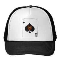 3 of Spades Hat hats