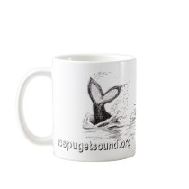 3 Orcas Playing Basic Mug