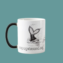 3 Orcas Playing Morphing Mug
