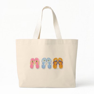 3 Pairs of Flip-Flops Bag by ginyhogan