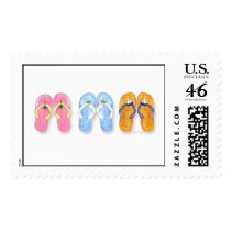 3 Pairs of Flip-Flops Custom Postage