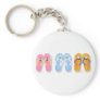 3 Pairs of Flip-Flops Keychain