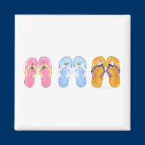 3 Pairs of Flip-Flops Magnet magnets