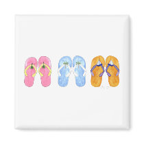 3 Pairs of Flip-Flops Magnet