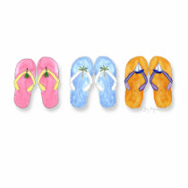 3 Pairs of Flip-Flops Photo Sculpture photo sculptures