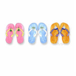 3 Pairs of Flip-Flops Photo Sculpture