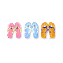 3 Pairs of Flip-Flops Posters & Prints by ginyhogan 3 Pairs of Flip-Flops Posters & Prints
