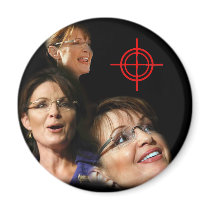 3 Palin Bullseye Magnet