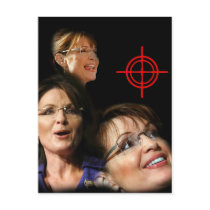 3 Palin Bullseye Post Card