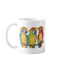 3 Parrots Mugs