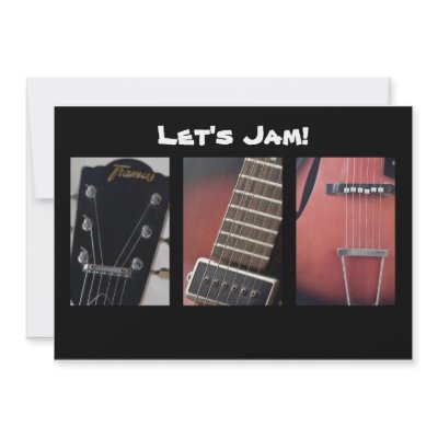 3 Part Harmony Jam Session invitation by sruhs