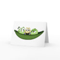 3 Peas In A Pod Greeting Card by jojosgarden 3 Peas In A Pod Greeting Card