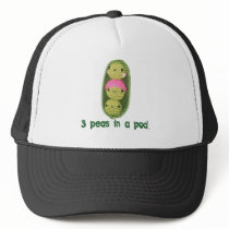 3 Peas in a Pod Mesh Hat