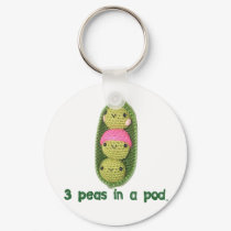 3 Peas in a Pod keychains by Apple888 3 Peas in a Pod keychains