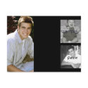3 photo collage graduation announcement postcards
