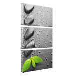 3 Piece Relaxing Zen Rocks Canvas Print