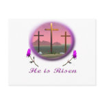 3 Pink crosses Christian gifts Postcards