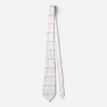 3 Pink Rosebuds Tie