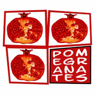 3 Pomegranate fruits bag