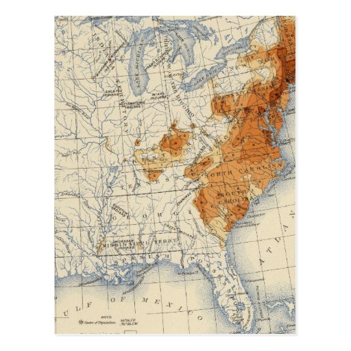 3 Population 1800 Postcard