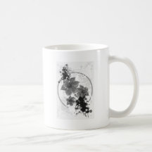3 Pretty Flowers - B&W Infrared Coffee Mug