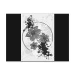 3 Pretty Flowers - B&W Infrared Postcards