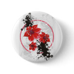 3 Pretty Flowers - Color Button