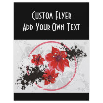 3 Pretty Flowers - Color Flyer